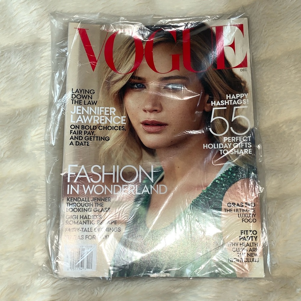 Vogue magazine December 2015 Jennifer Lawrence new sealed